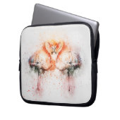 Flamingo-Neopren-Laptop-Hülse 10 Zoll Laptopschutzhülle (Vorderseite Links)