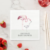 Flamingo Neutral Baby Duschpapier Napkins Serviette (Beispiel)