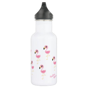 Flamingo Niedlich Kids Wasserflasche mit dem Namen