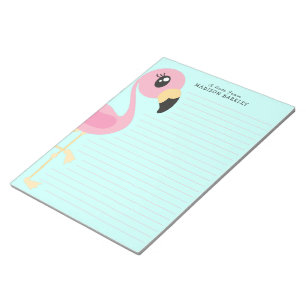 Flamingo Niedlich Tropical Kids Stationäre Notepa Notizblock