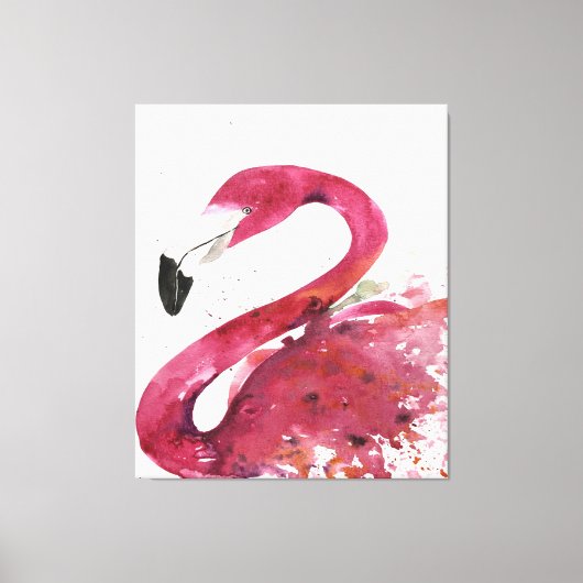 Flamingo | Niedliche Flamingo-Geschenke Lover Leinwanddruck (Vorderseite)