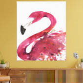 Flamingo | Niedliche Flamingo-Geschenke Lover Leinwanddruck (Insitu (Wohnzimmer))