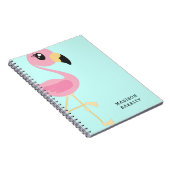 Flamingo Niedliche tropische Kinder Notizblock (Rechte Seite)