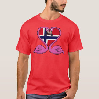 Flamingo Norwegen T-Shirt