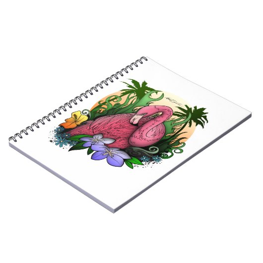 Flamingo Notizblock (Linke Seite)