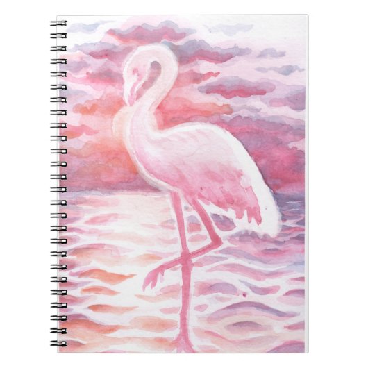 Flamingo Notizblock (Vorderseite)