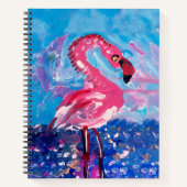 Flamingo Notizblock (Vorderseite)