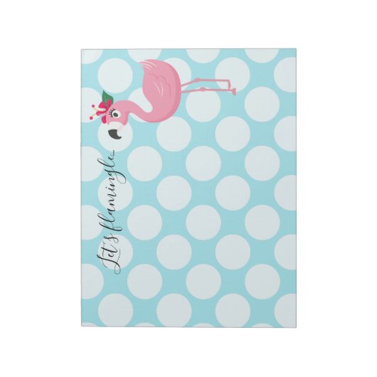 Flamingo Notizblock (Rotiert)
