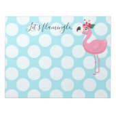 Flamingo Notizblock (Vorderseite)
