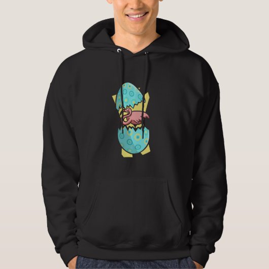 Flamingo Oaster Egg Hoodie (Vorderseite)