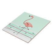 Flamingo Ocean Aqua drehe Fliesen (Seite)