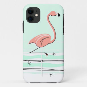 Flamingo Ocean Aqua iPhone Gehäuse 11 Hülle