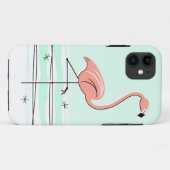 Flamingo Ocean Aqua iPhone Gehäuse Case-Mate iPhone Hülle (Rückseite (Horizontal))