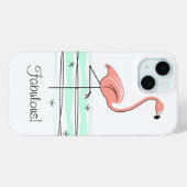 Flamingo Ocean 'Fabulous!' iPhone Gehäuse Case-Mate iPhone Hülle (Rückseite (Horizontal))