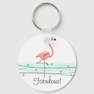 Flamingo Ocean 'Fabulous' Schlüsselkette! Schlüsselanhänger