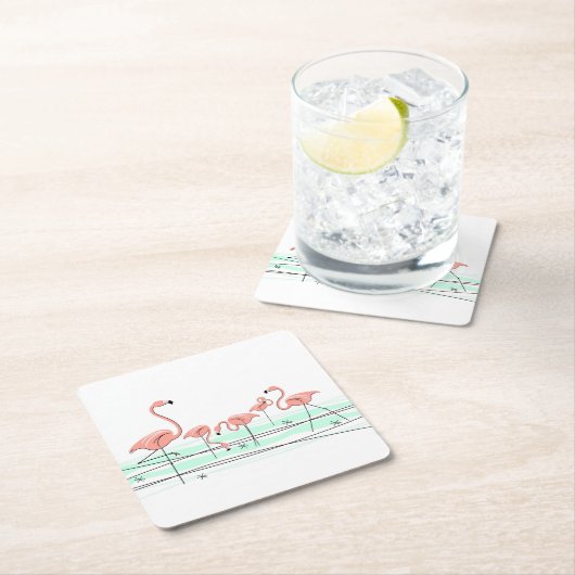 Flamingo Ocean Group Untersetzer (Vor Ort)