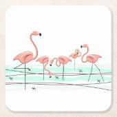 Flamingo Ocean Group Untersetzer (Vorderseite)