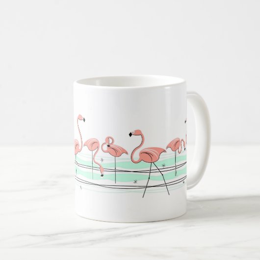 Flamingo Ocean Line Tasse (VorderseiteRechts)
