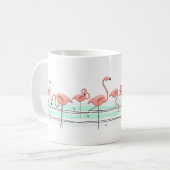 Flamingo Ocean Line Tasse (Vorderseite Links)
