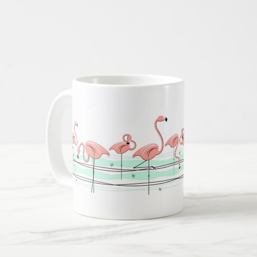 Flamingo Ocean Line Tasse (Vorderseite Links)