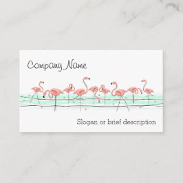 Flamingo Ocean Line Visitenkarte