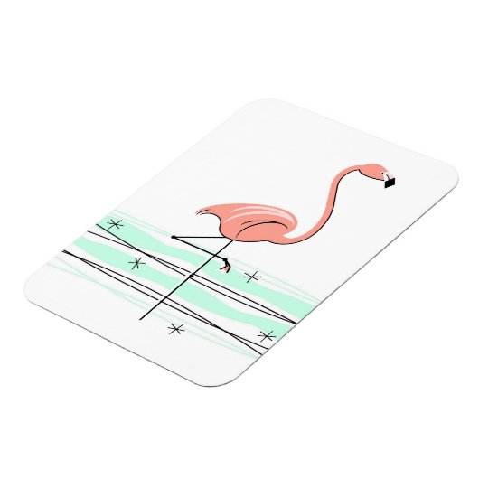 Flamingo Ocean Magnet flexibel (Linke Seite)