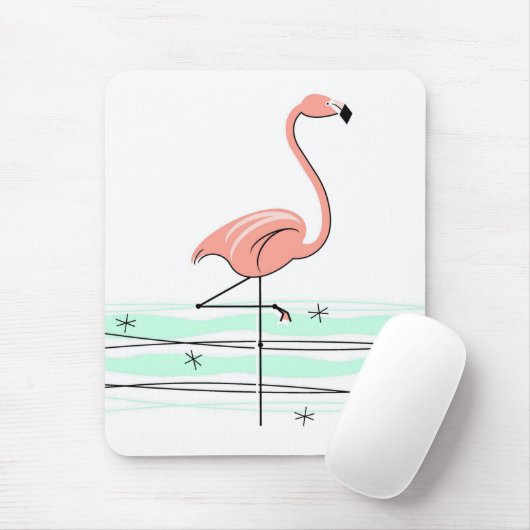 Flamingo Ocean Mousepad (Mit Mouse)