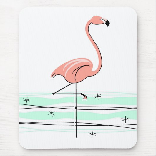 Flamingo Ocean Mousepad (Vorne)