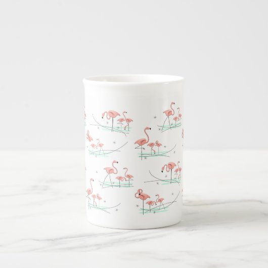 Flamingo Ocean Multi bone China Tasse (Vorderseite)