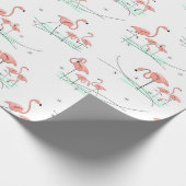 Flamingo Ocean Multi  Geschenkpapier (Ecke)