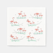 Flamingo Ocean Multi Paper Napkins Serviette (Vorderseite)