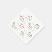 Flamingo Ocean Multi Paper Napkins Serviette (Ecke)
