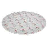 Flamingo Ocean Multi-Schneidebrett rund Schneidebrett (Ecke)