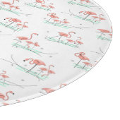 Flamingo Ocean Multi-Schneidebrett rund Schneidebrett (Ecke)