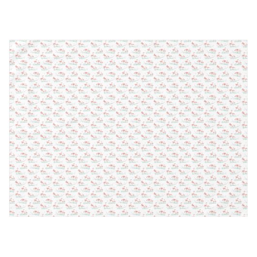 Flamingo Ocean Multi tablecloth Tischdecke (Vorderseite (Horizontal))