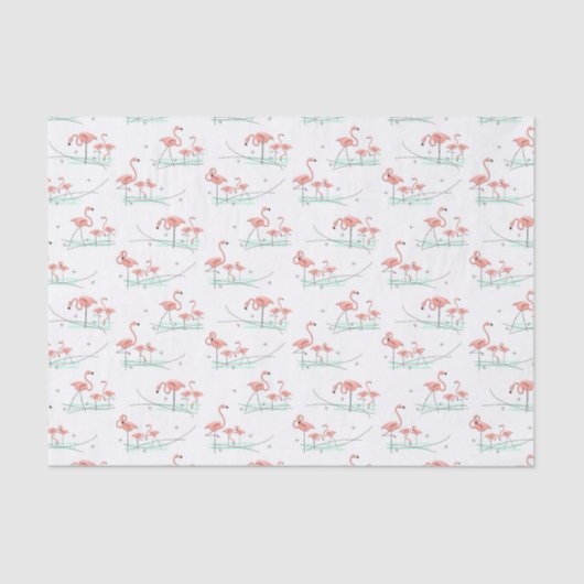 Flamingo Ocean Multi Tissue Paper Seidenpapier (Vorderseite)
