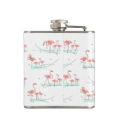 Flamingo Ocean Multi umhüllte Flasche Flachmann (Rückseite)