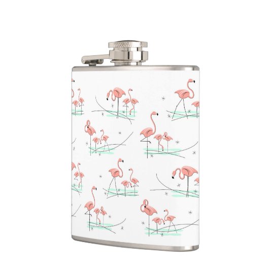 Flamingo Ocean Multiumwickelter Kolben Flachmann (Links)