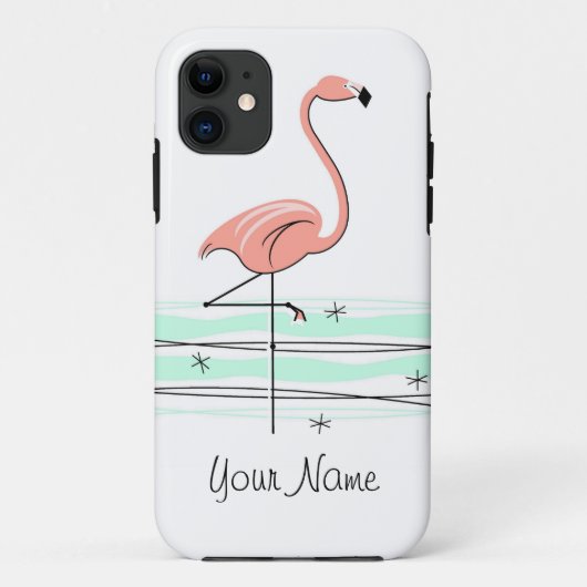 Flamingo Ocean 'Name' iPhone 11 zäh Case-Mate iPhone Hülle (Rückseite)