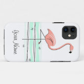 Flamingo Ocean 'Name' iPhone 11 zäh Case-Mate iPhone Hülle (Rückseite (Horizontal))