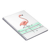 Flamingo Ocean Notebook Notizblock (Rechte Seite)