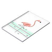 Flamingo Ocean Notebook Notizblock (Linke Seite)