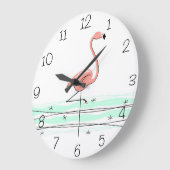 Flamingo Ocean Nummern rund um die Uhr (Winkel)