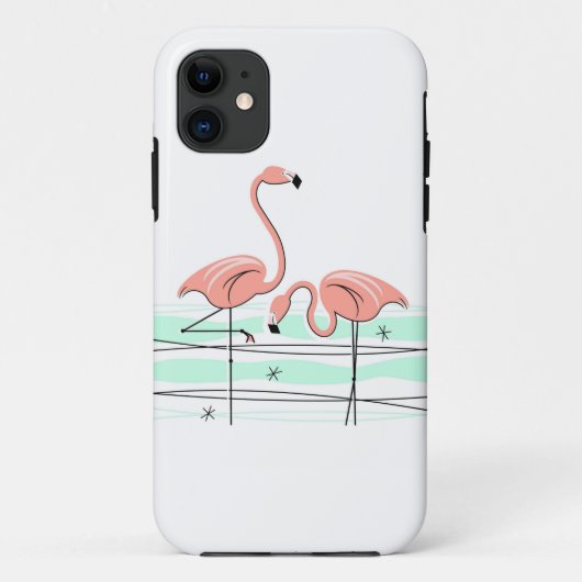 Flamingo Ocean Pair iPhone Gehäuse Case-Mate iPhone Hülle (Rückseite)