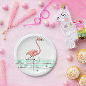 Flamingo Ocean Papierplatte Pappteller (Party)