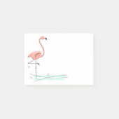 Flamingo Ocean Post-it Klebezettel (Vorderseite)