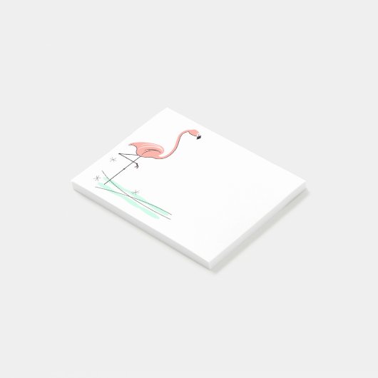 Flamingo Ocean Post-it Klebezettel (angewinkelt)