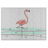 Flamingo Ocean Schneidebrett (Vorderseite)