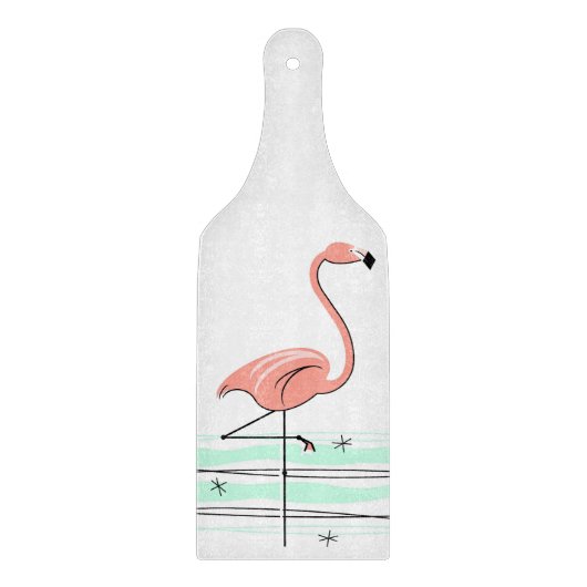 Flamingo Ocean Schneidebrett Paddel (Vorderseite)