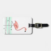 Flamingo Ocean 'Text' Gepäckanhänger (Vorderseite horizontal)